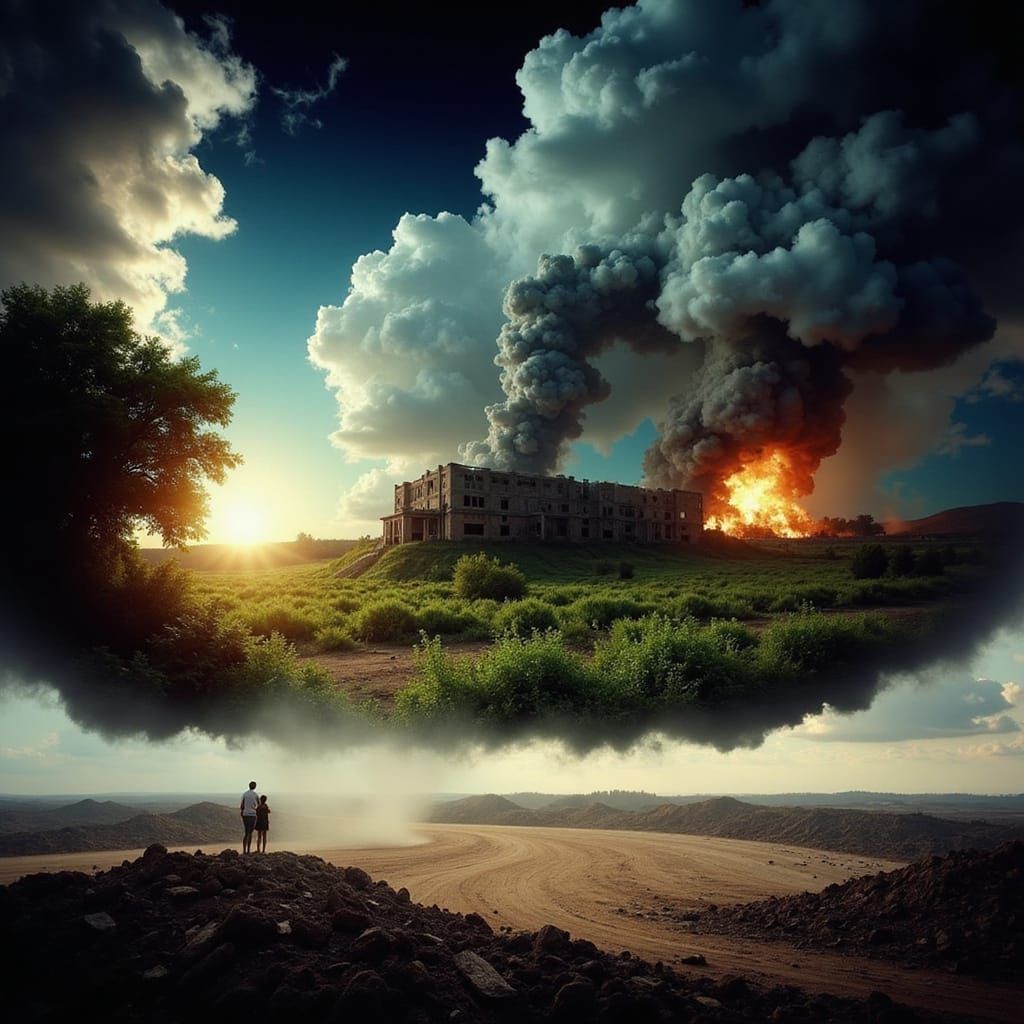 Jungle Garden Collapses into Ruined Landscape