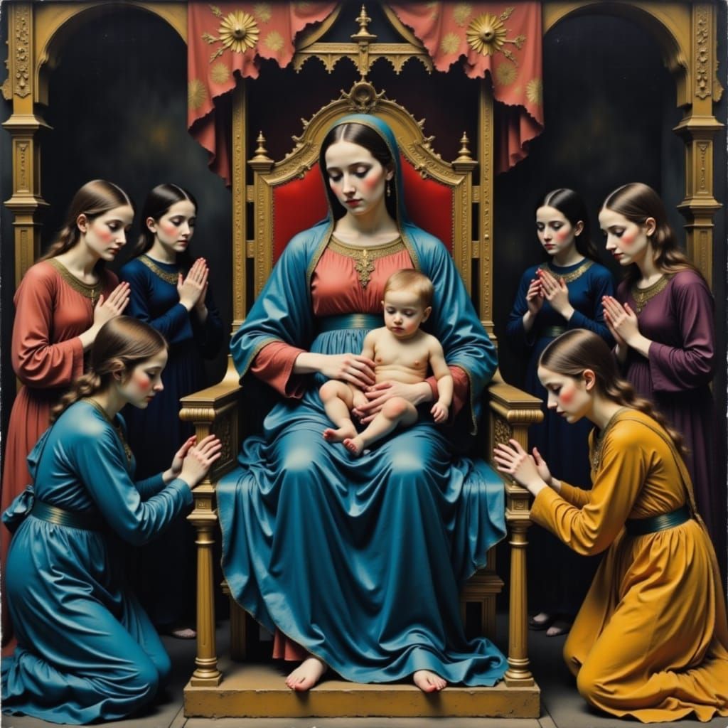 Madonna and Child in Renaissance Style