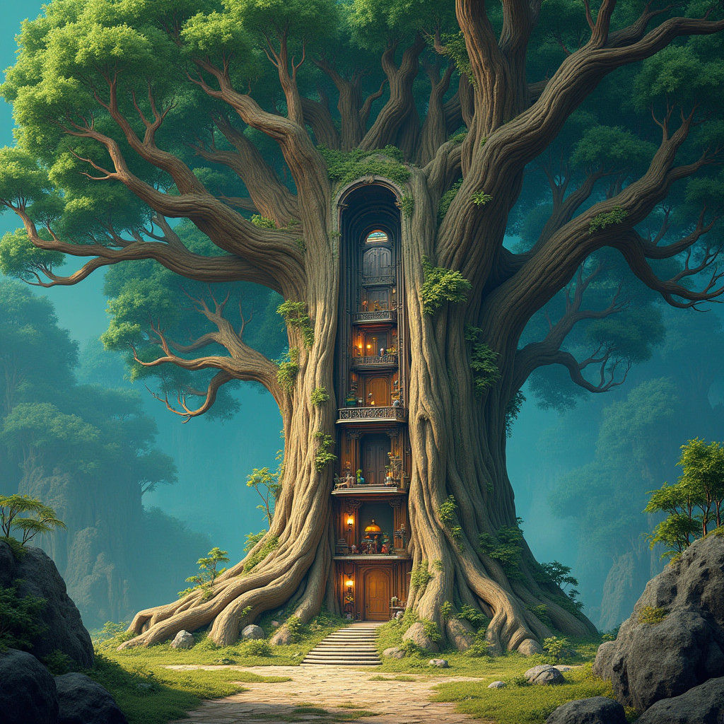 Moebius-Inspired Treehouse: An Evolutionary Journey
