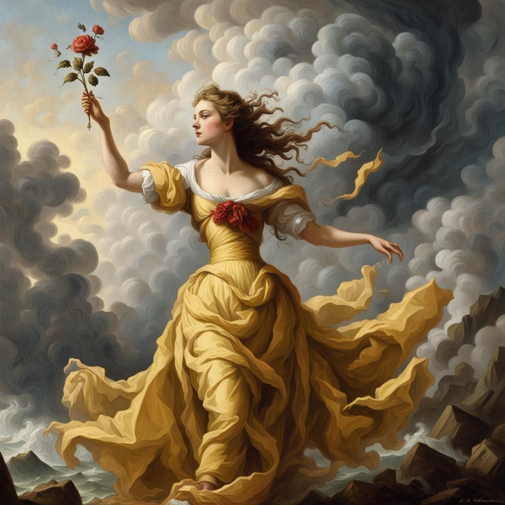 Wrathful Wind Goddess Rises in Vengeance