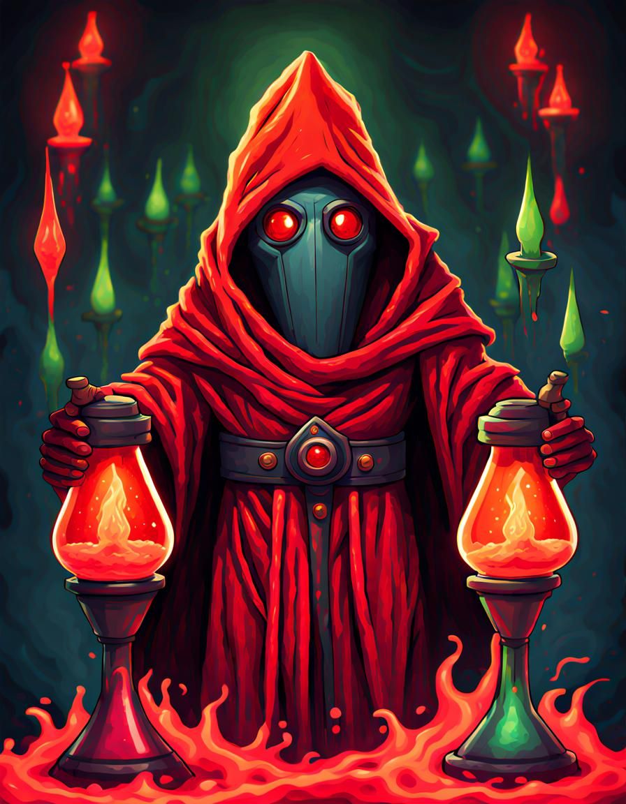 Lava Lamp Cultist: An AI Interpretation
