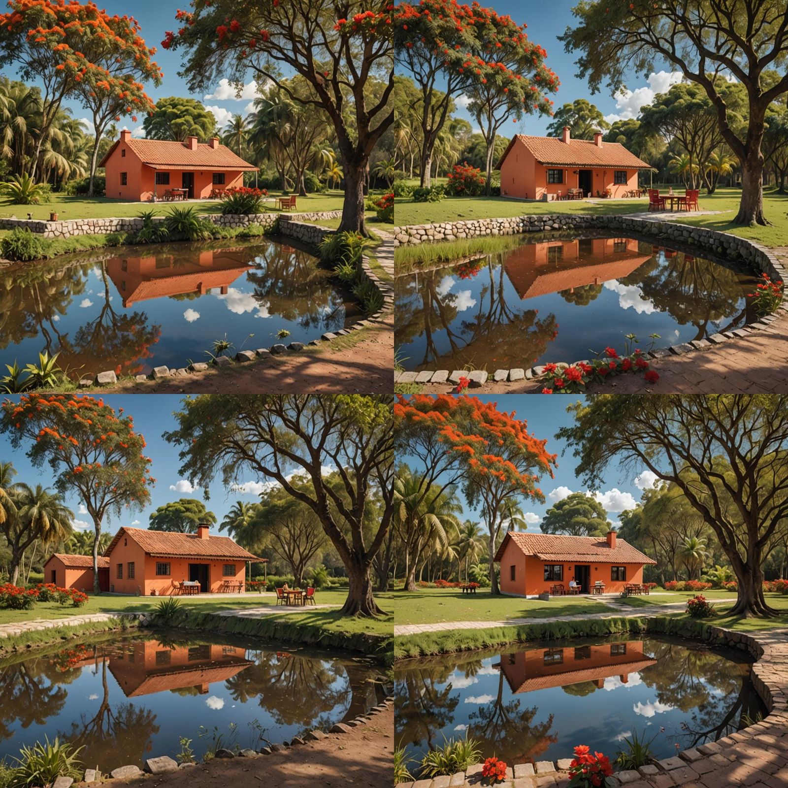 Idyllic BBQ House in Estancia Setting