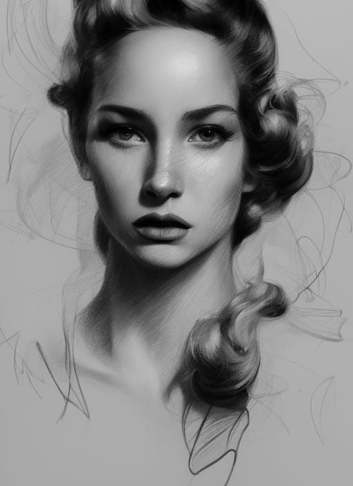 1950’s Portrait Sketch