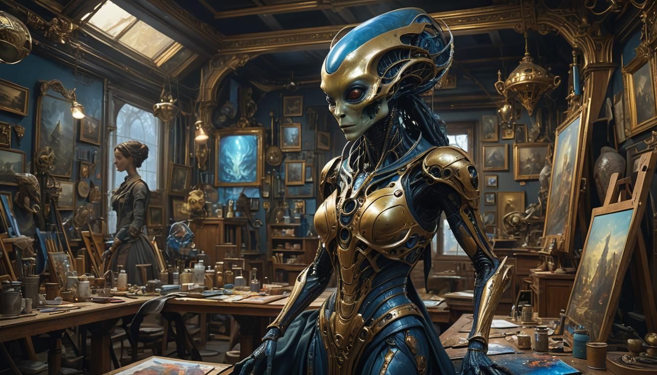 Paris 1900. A small community of Extraterrestrials is prepar...