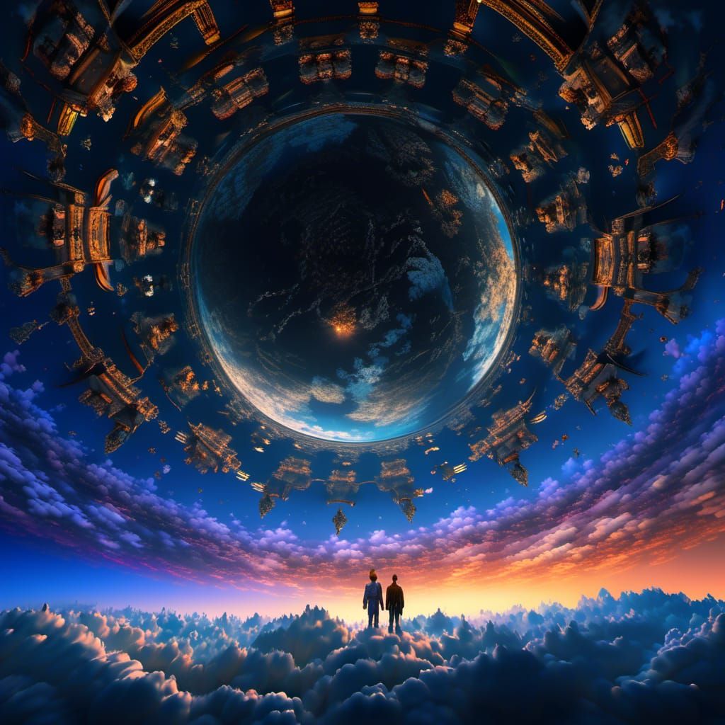 Detailed World of Peace and Harmony in Romantic Style