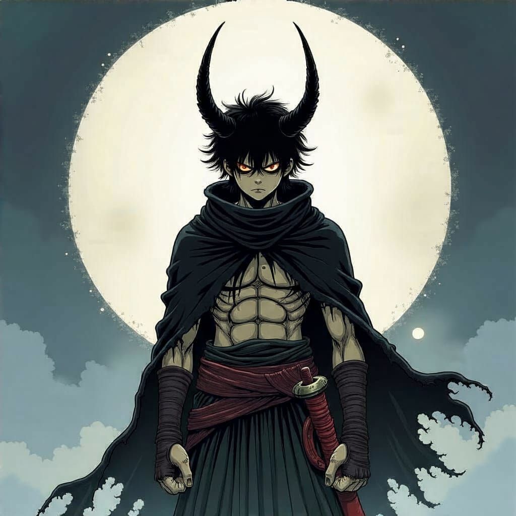 Grimdark Fantasy Landscape in Dynamic Comic Style