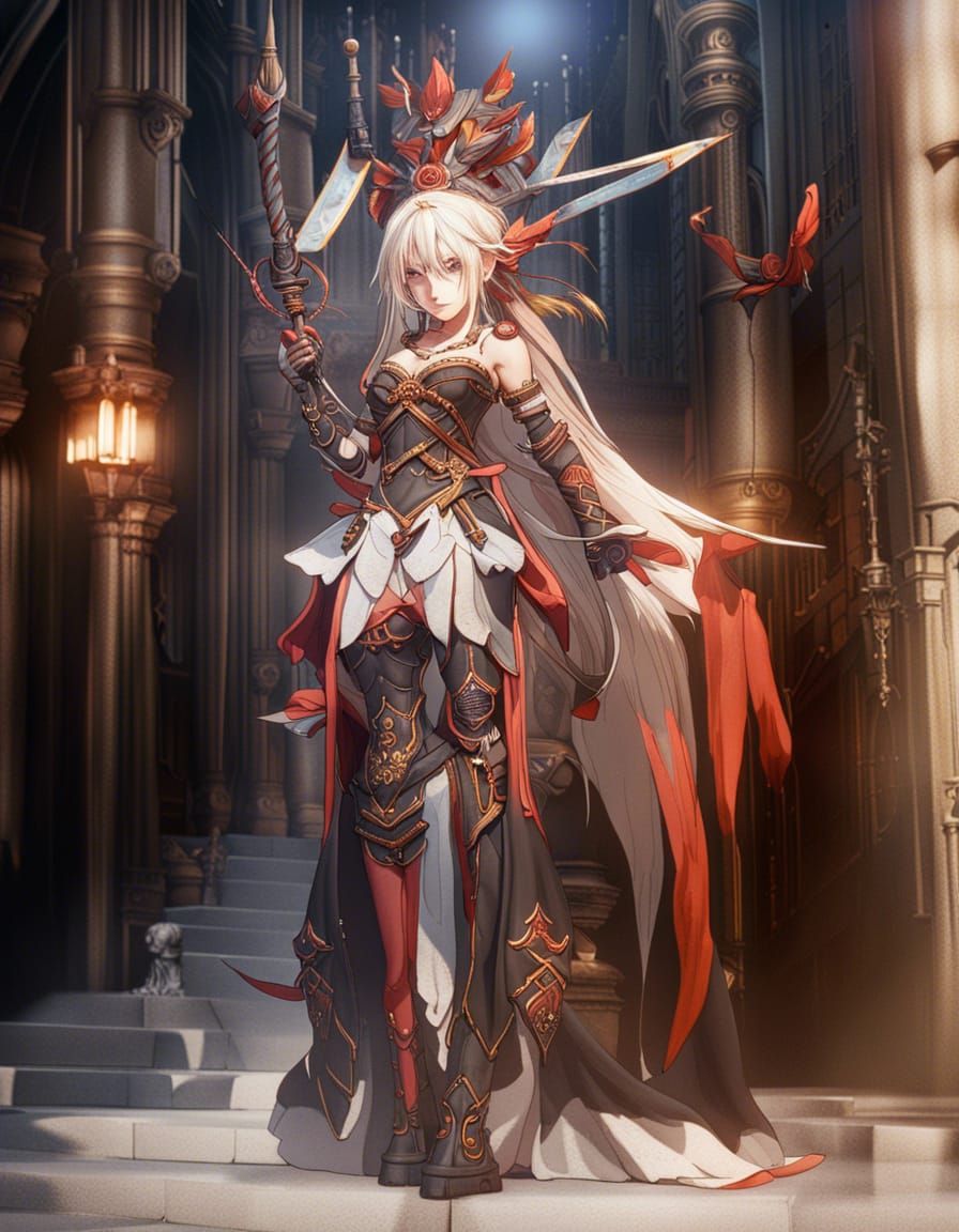 Fantastical Matte Painting with Deep Color in 8K