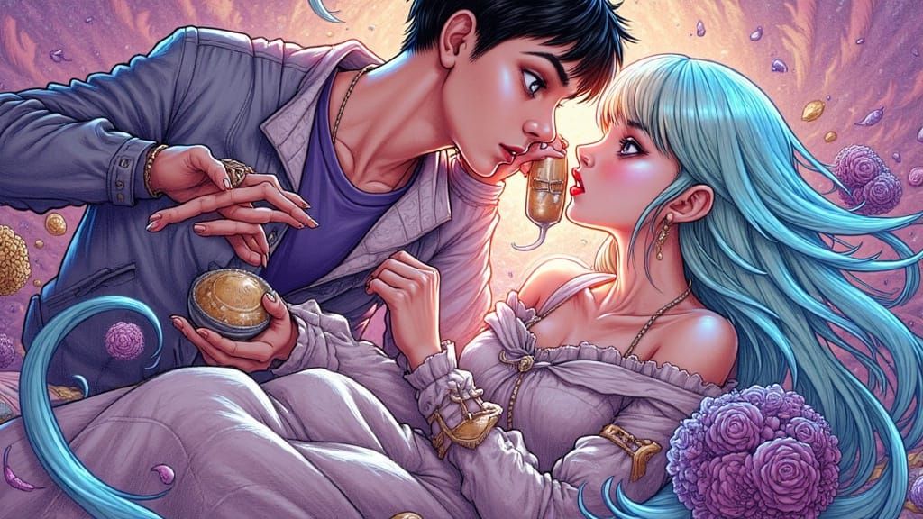 Abstract Doodle Art Style