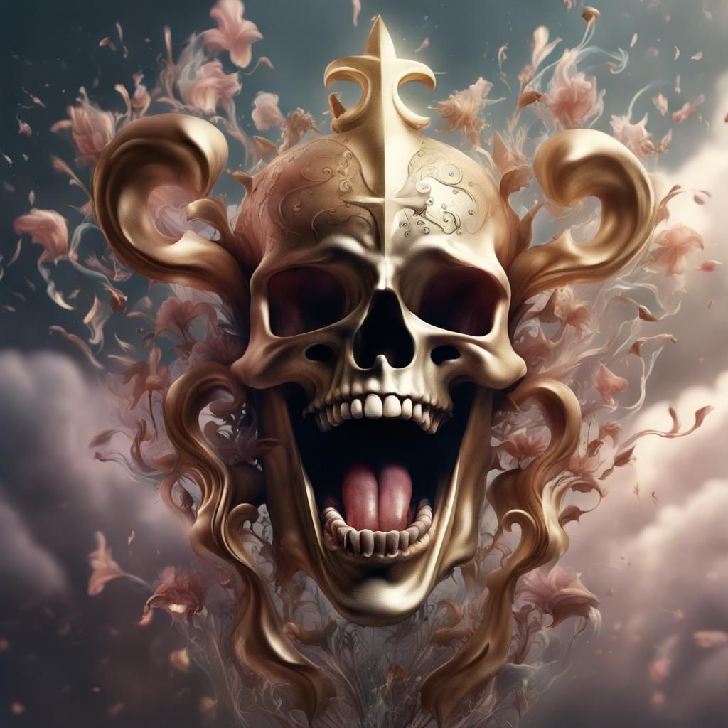 Delicate Health Illustration: Fleur-de-lis and Pain