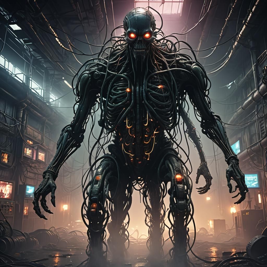 Cyber Parasite in Post-Apocalyptic Factory