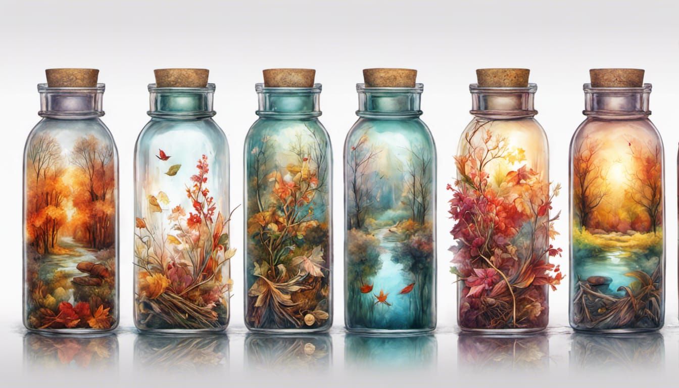 Seasons in a Bottle: Digital Concept Art