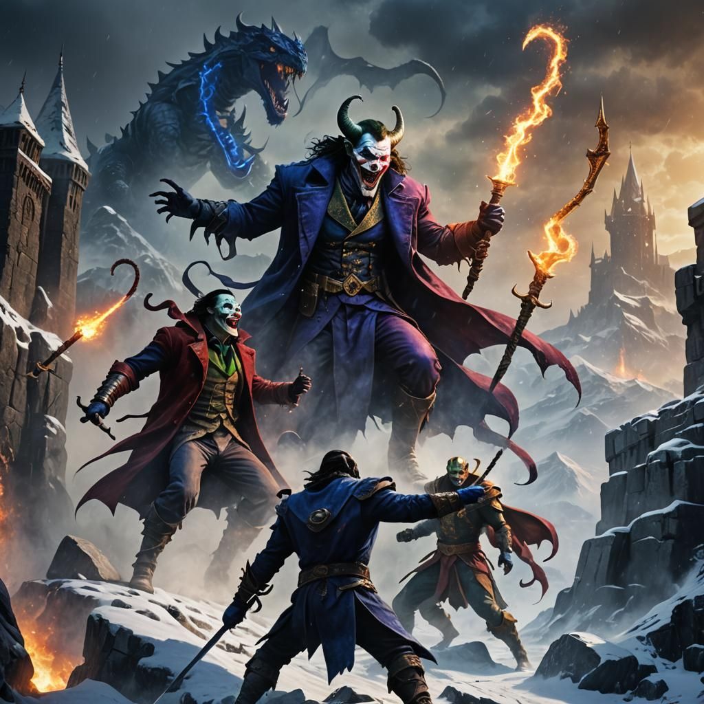 Thulsa Doom VS Joker in Skyrim