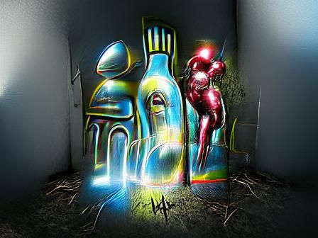 Iron Man Graffiti: A Minimalist Pop Art Marvel