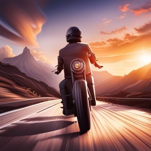 Origami Harley-Davidson Papercraft Sculpture