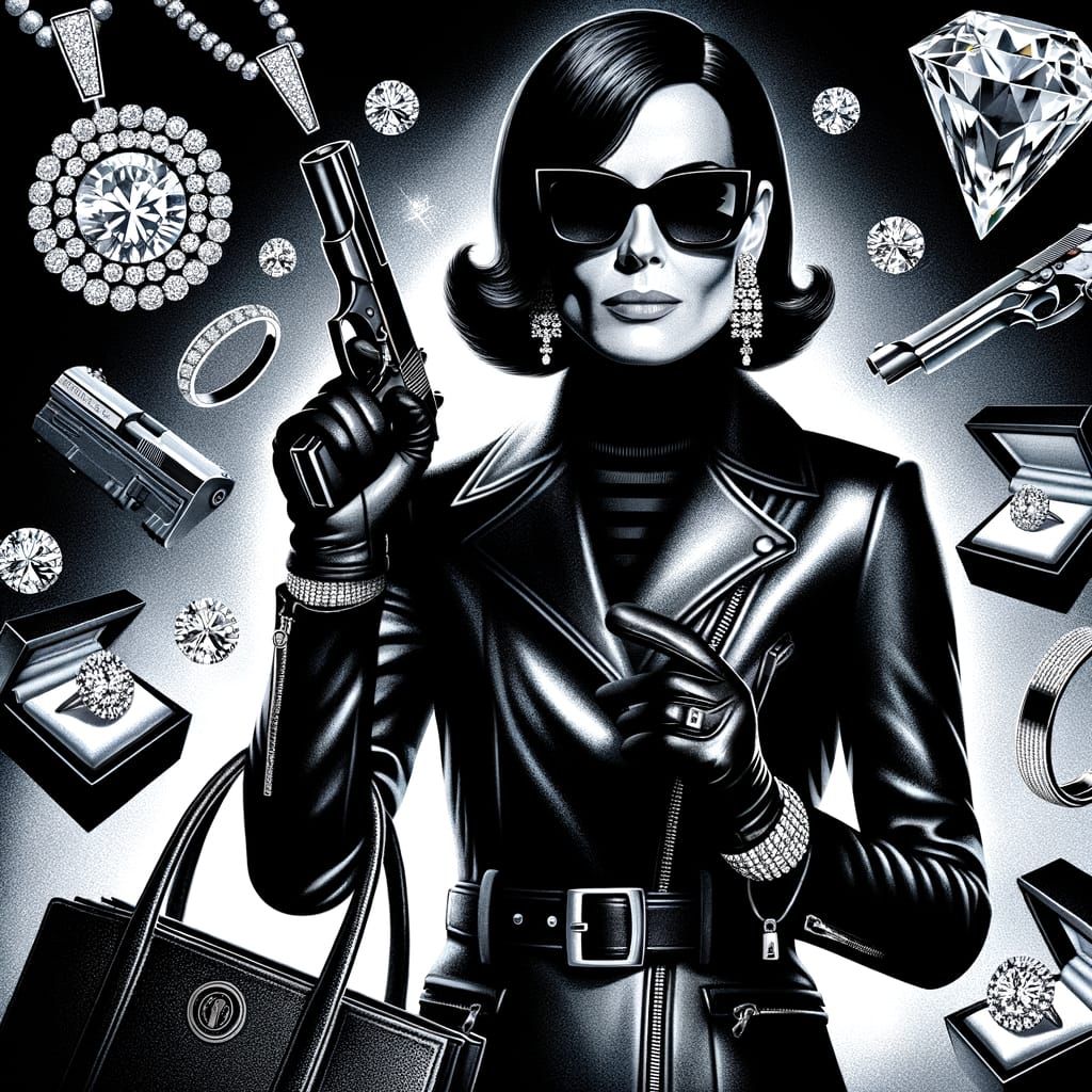 Intelligent TV Presenter Conducts Daring Heist in Black Leat...