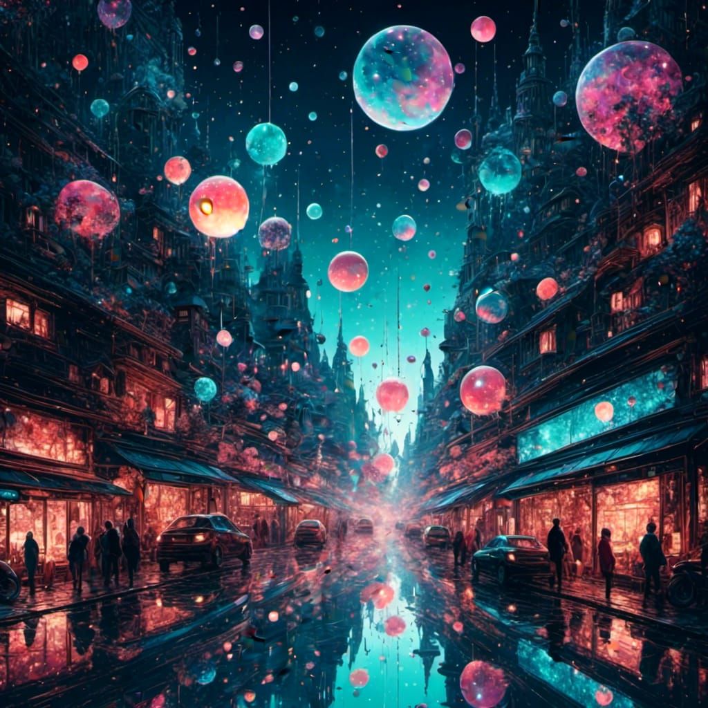 Eerie Liminal Streetscape Photo