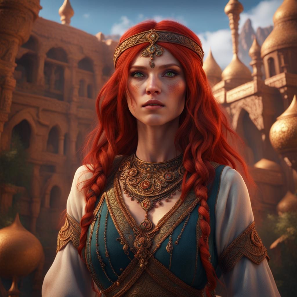 Sherazade in Kabyle Wonderland: Fantasy Concept Art