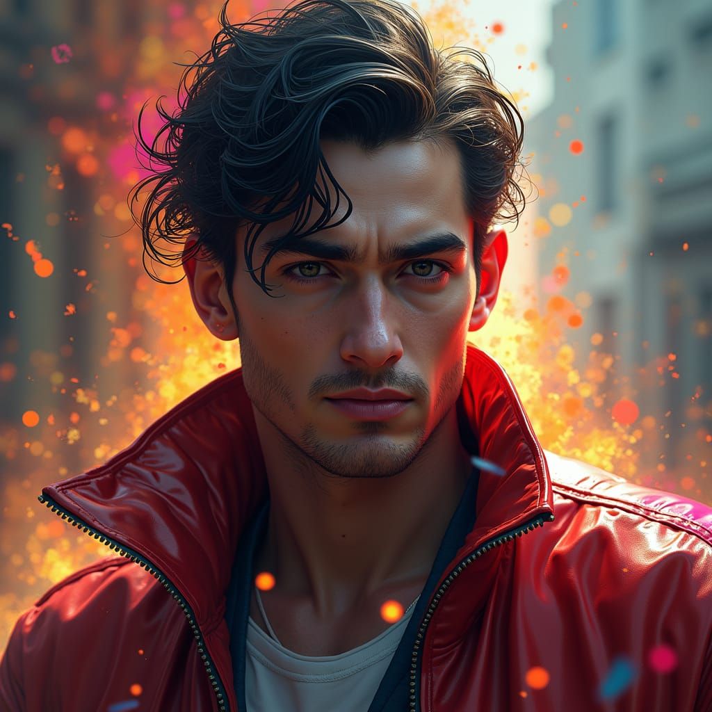 Detailed Portrait with Dynamic Lighting