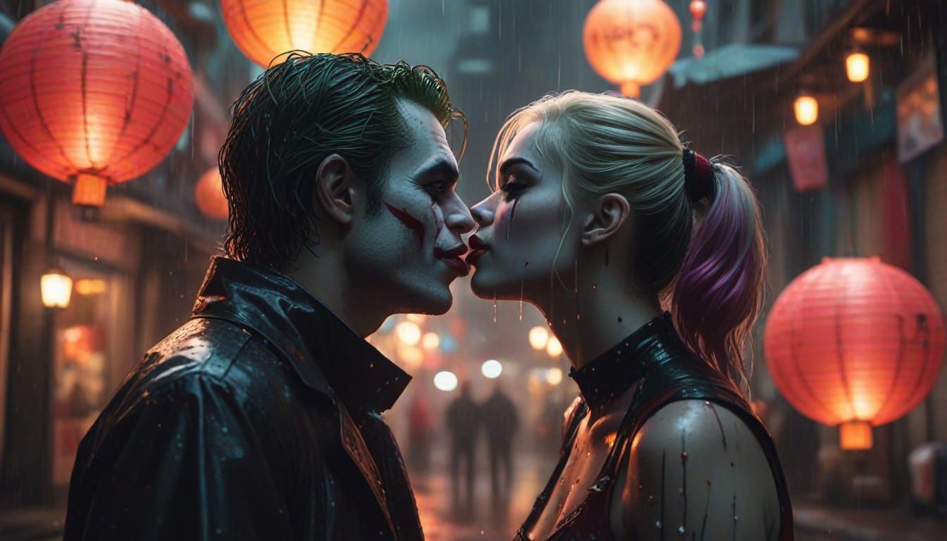 Joker and Harley Quinn at Macao Festival