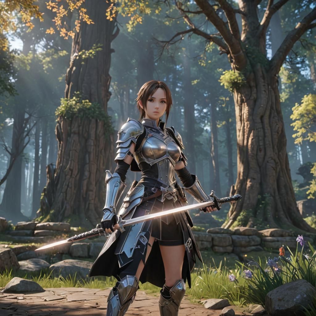 Epic 3D Videogame Graphics in 8K Resolution