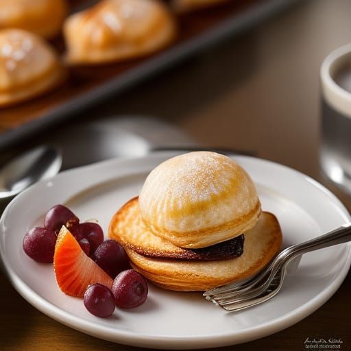Hyperrealistic French Breakfast Still Life
