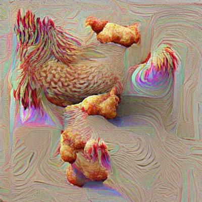 Chicken Image Generated by AI