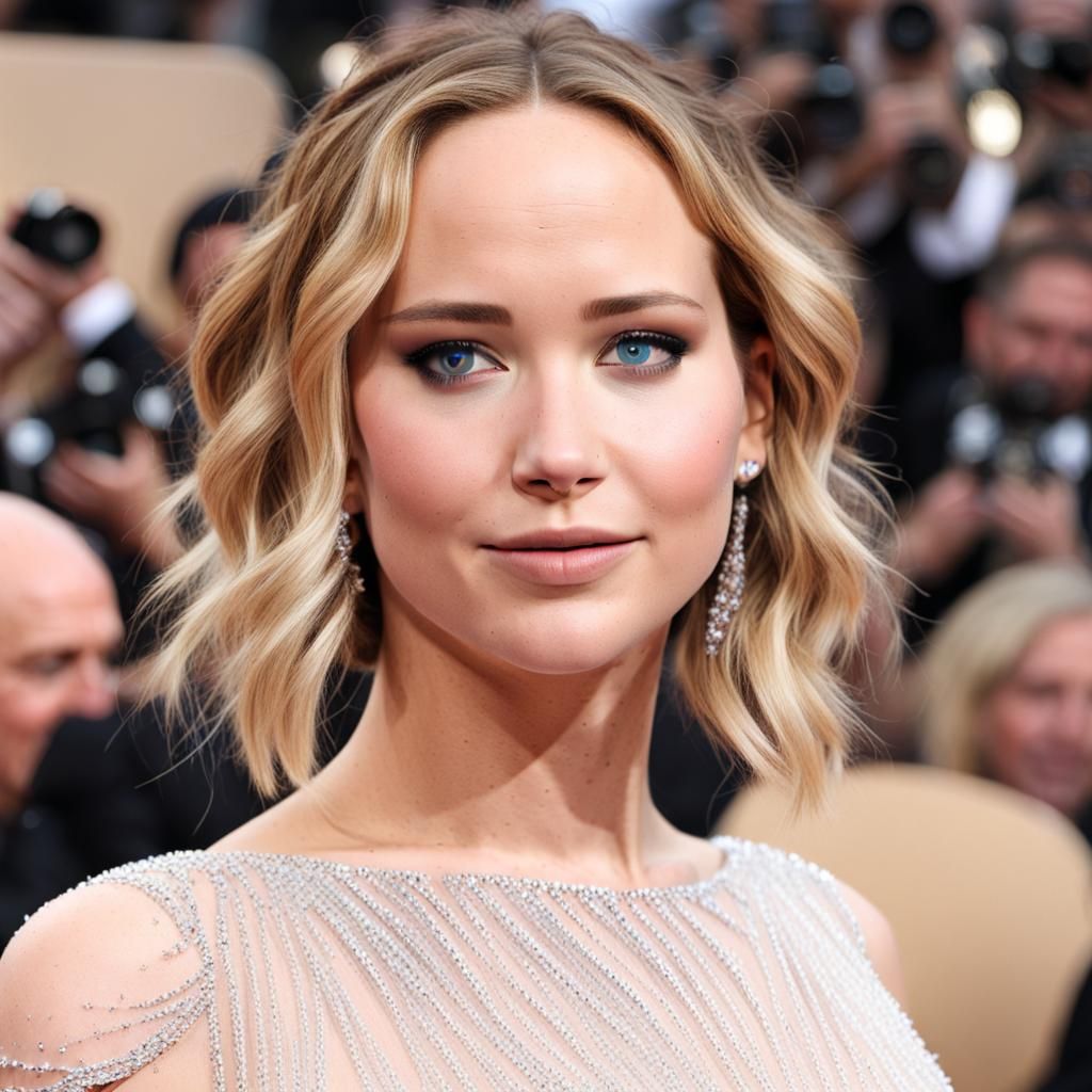 AI Generated Portrait of Jennifer Lawrence