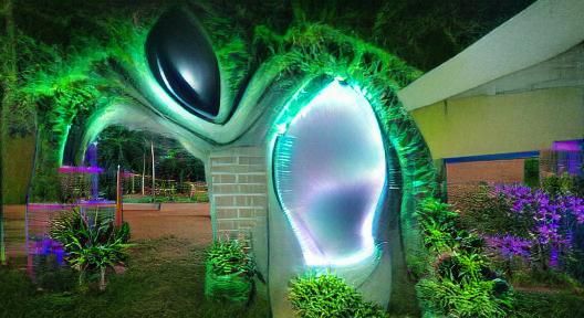 Stunning Alien Portal to Another Galaxy