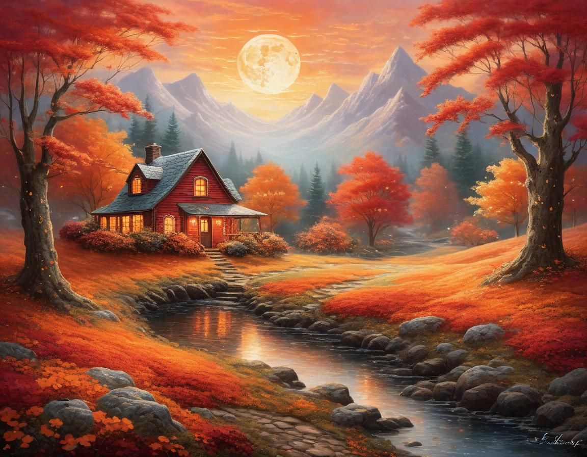 Ethereal Autumnal Abstract in Ultra HD