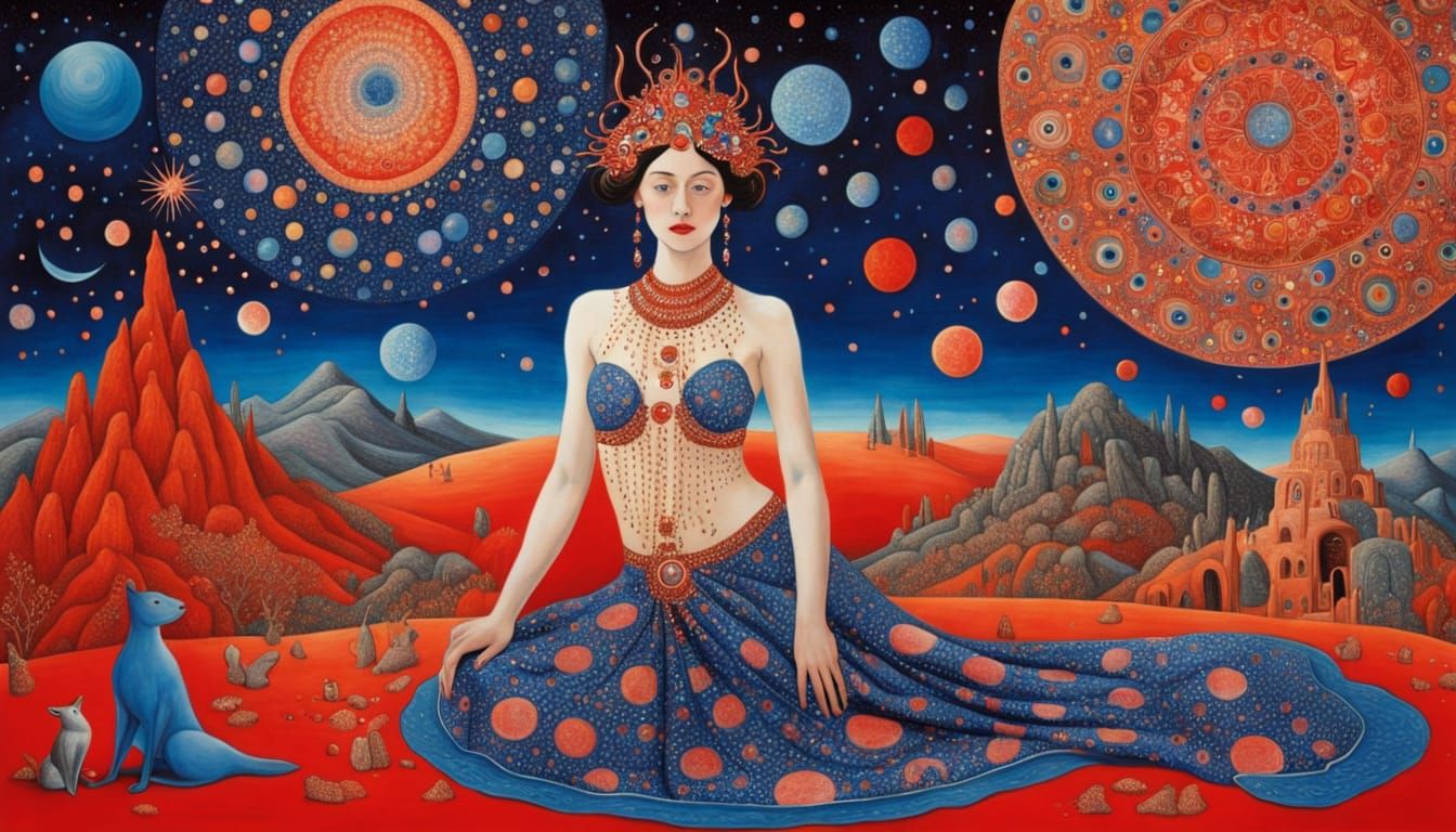 Psychedelic Utopia: Sacred Geometry in Bosch Style