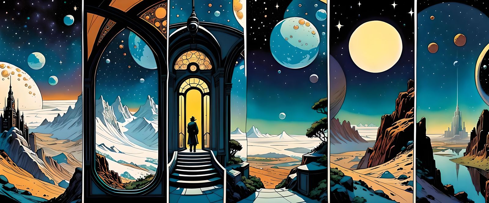 Humans in Space: A Comic Book Journey