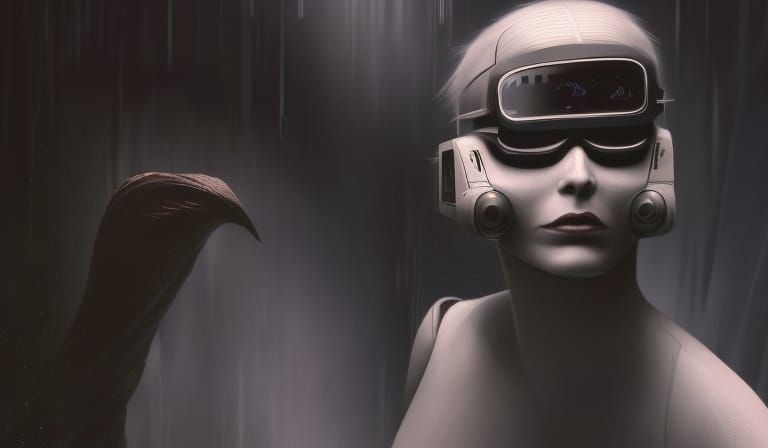 Cyberpunk in VR Shades: A Digital Masterpiece