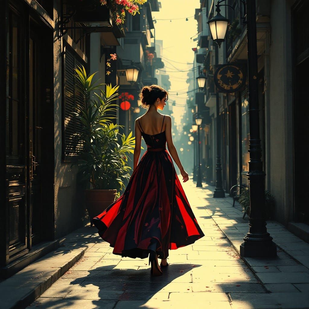 Ukiyo-e Meets Chiaroscuro in 1950s Ad Aesthetic