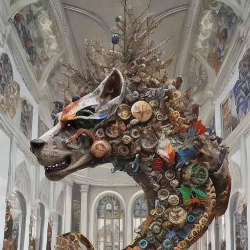 Psychedelic Cornucopia in Surreal 3D Render