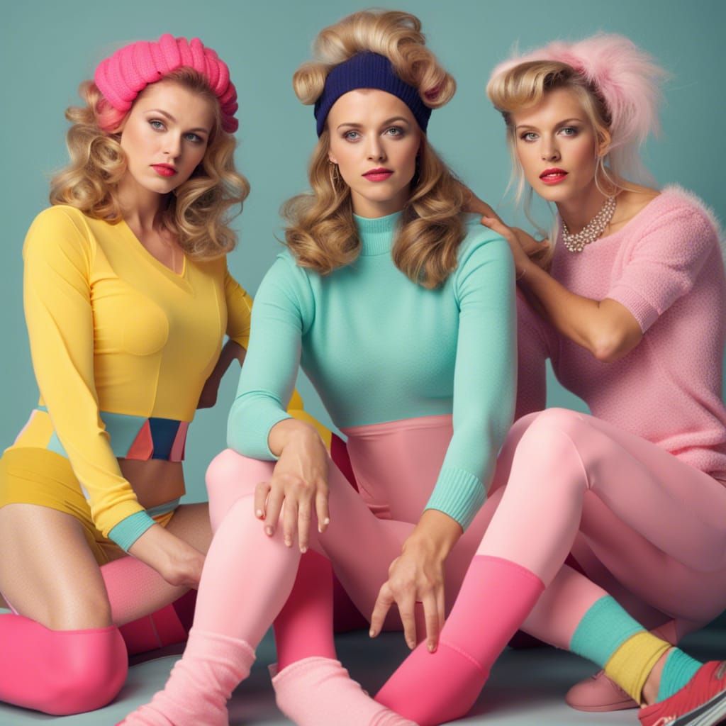 Retro Aerobics Fashion: Leg Warmers and Hairspray