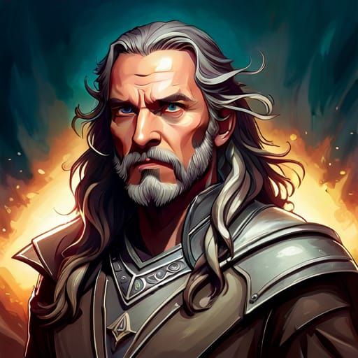 Lord of the Rings Portrait in Anime Style