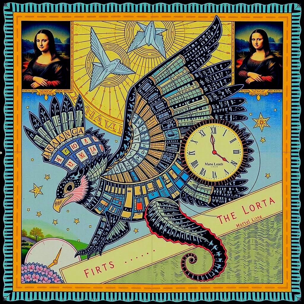 AI Interpretation of the Mona Lisa Portrait