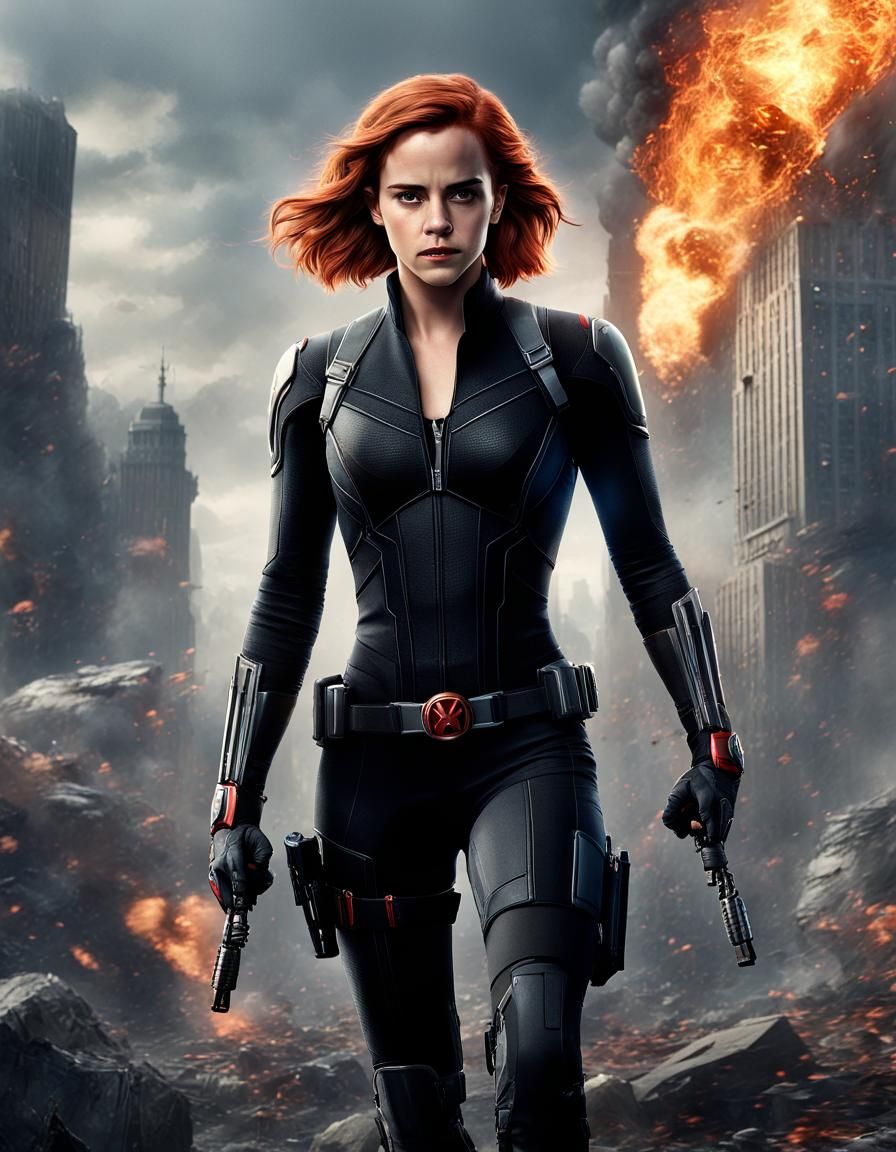 Black Widow Concept Art in Unreal Engine 5