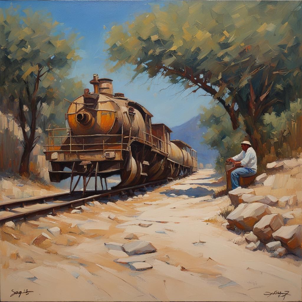 Sagiza: Oil Painting in Gurney Style