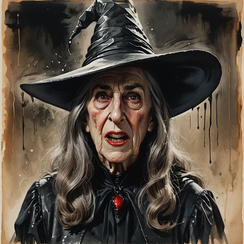 Margaret Hamilton as The Wicked Witch 
 in The Wizard of Oz