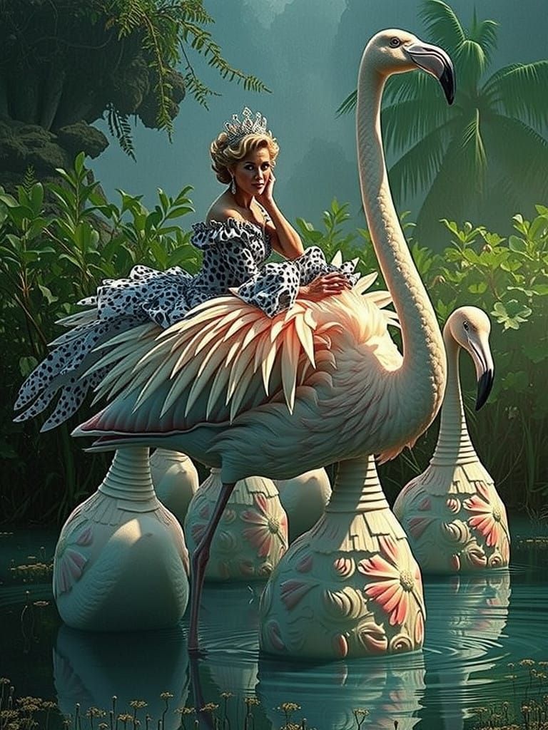 Venusian Dreamworld in Cyberpunk Style