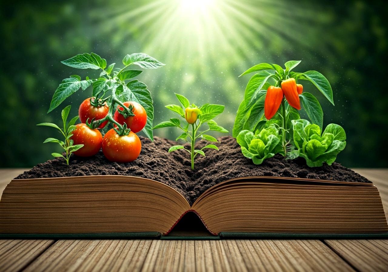 Surreal Book Holds Living Garden of Dew-Kissed Plants