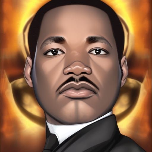 Realistic Anime Portrait of a Dignified Man