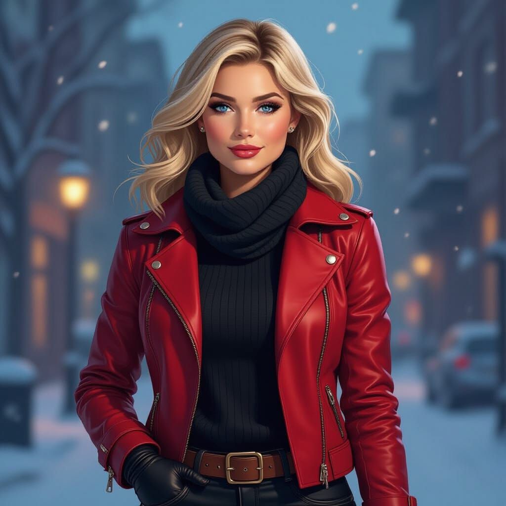 Kara Zor-El in Comic Book Art Style