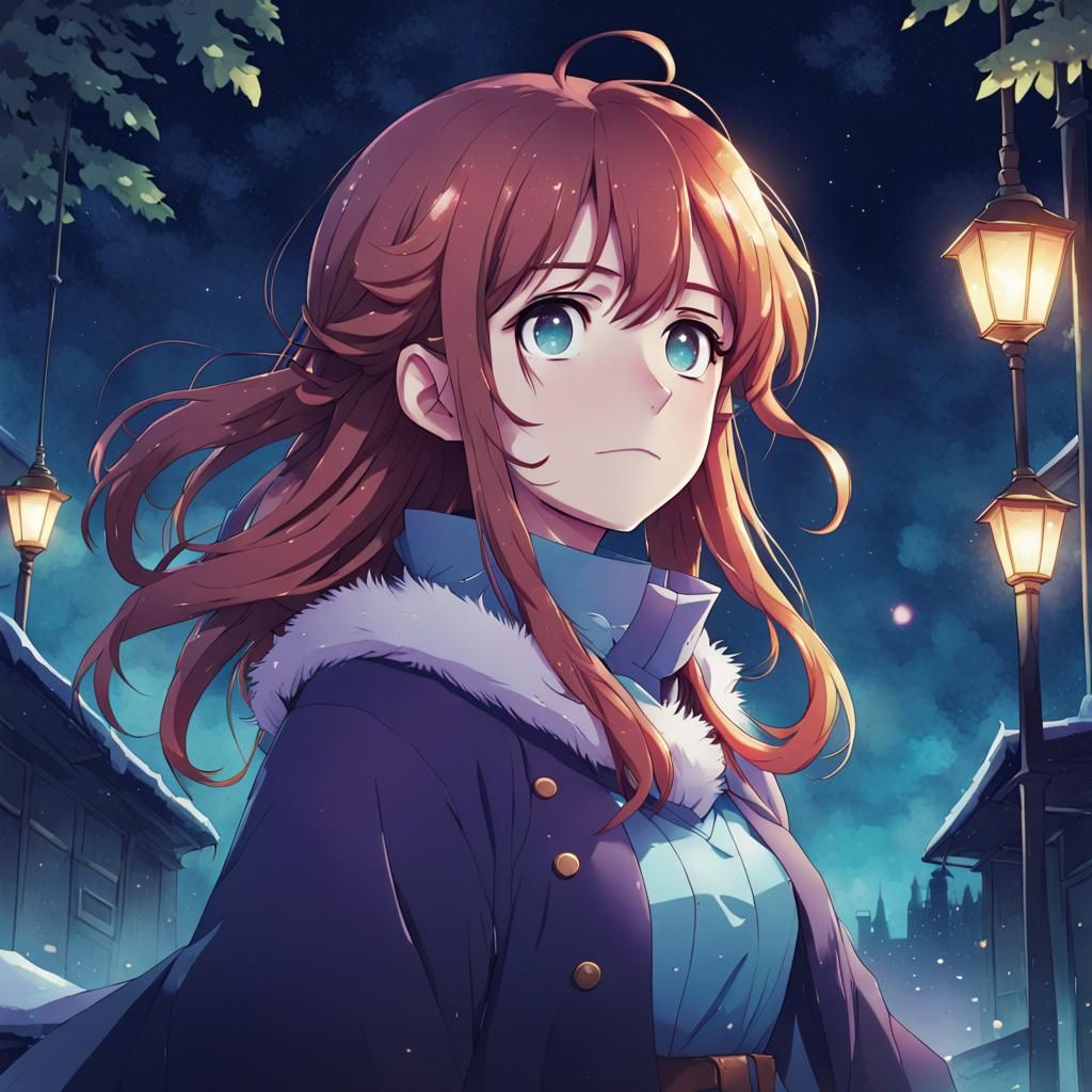 Anime Style Character Key Visual