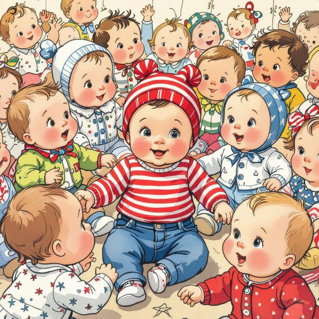 Find the Baby: A Martin Handford-Style Puzzle