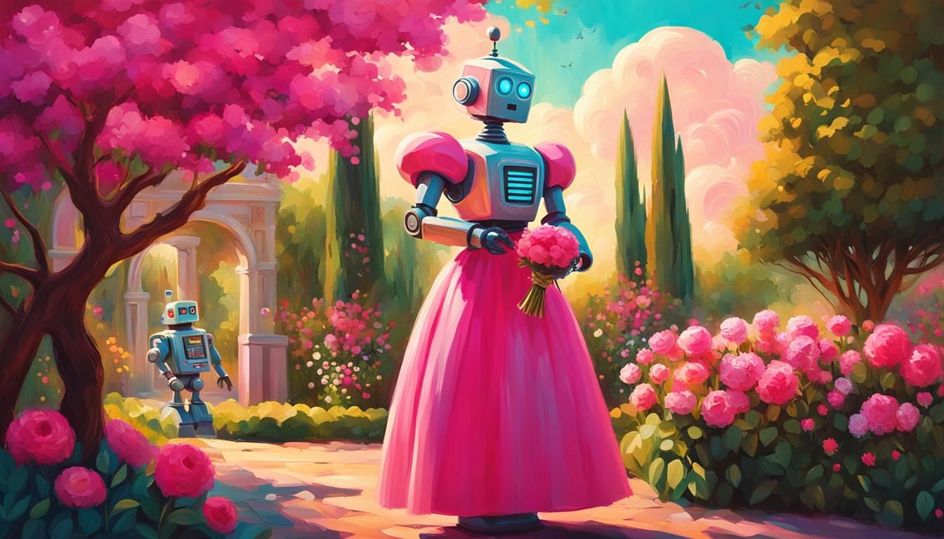 Professional robot bridesmaid.