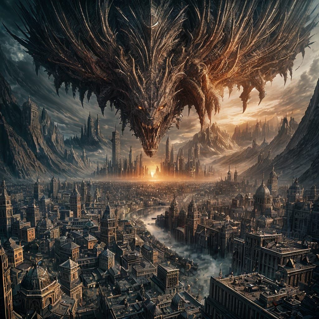 Dramatic Sinister Scene in Digital Matte Painting