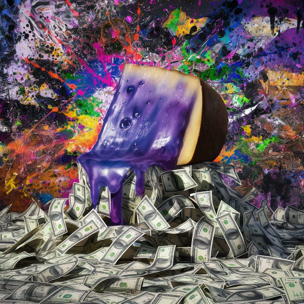 Graffiti Art: Cheese Melts on Money Mountain