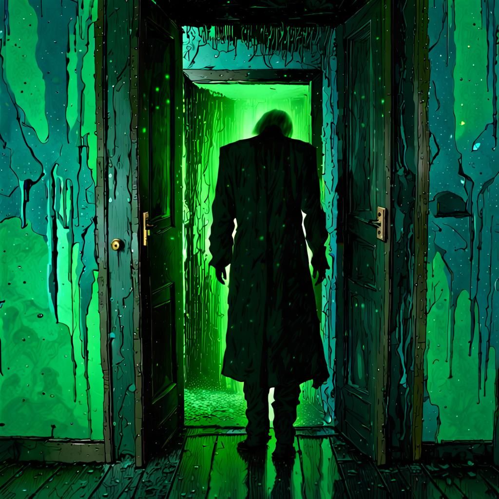 Surreal Threshold: A Noir Dreamscape